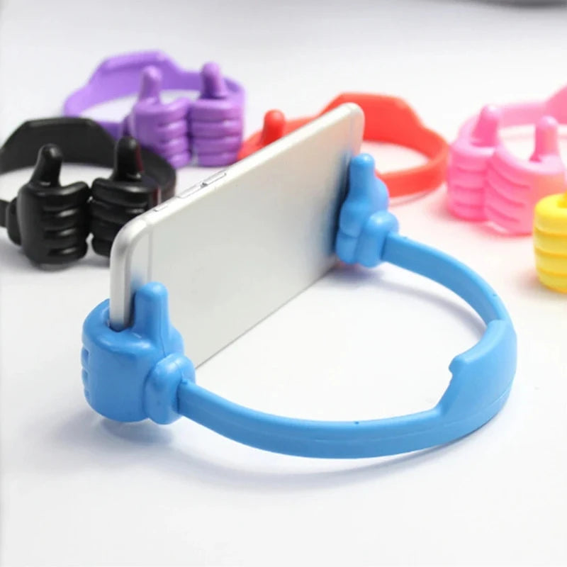 Flexible Cell Phone and Tablet Stand Holder for iPhone, Samsung, Xiaomi, and Huawei - Ergonomic Lazy Desk Design