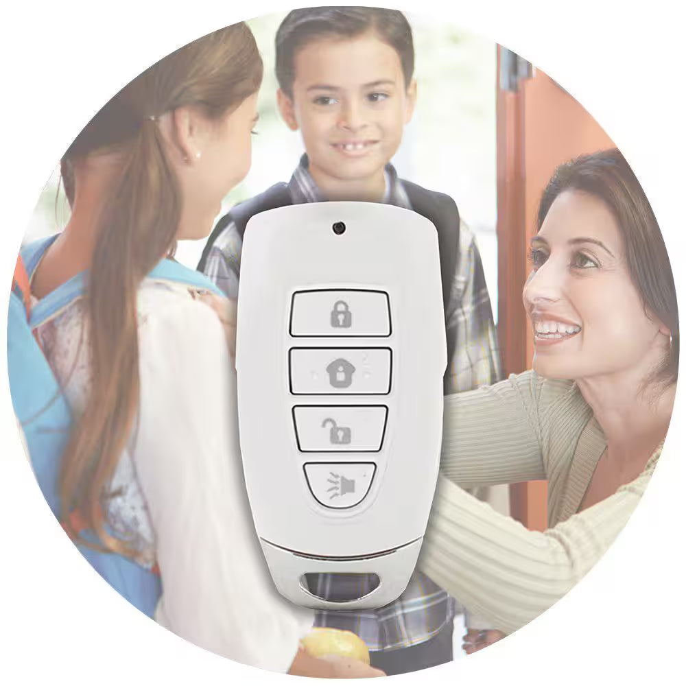 Wireless Security Kaychain Remote for Net Connected Home Security Alarm & Home Automation System