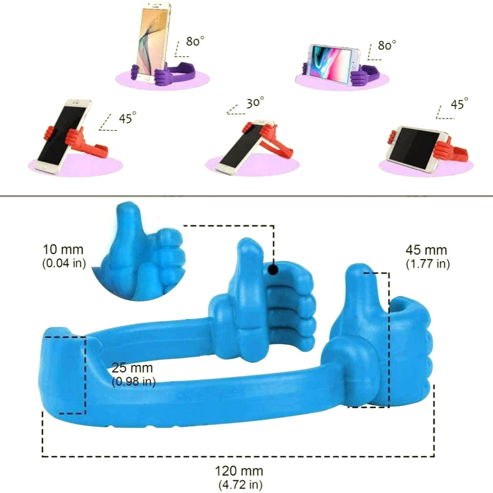 Flexible Cell Phone and Tablet Stand Holder for iPhone, Samsung, Xiaomi, and Huawei - Ergonomic Lazy Desk Design