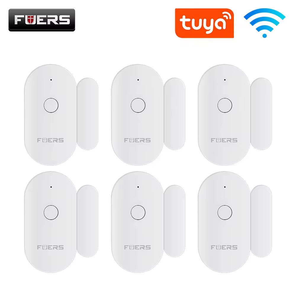 Tuya Smart Home Wifi Door Sensor Door Open Detectors Security Protection Alarm System Home Security Alert Security Alarm