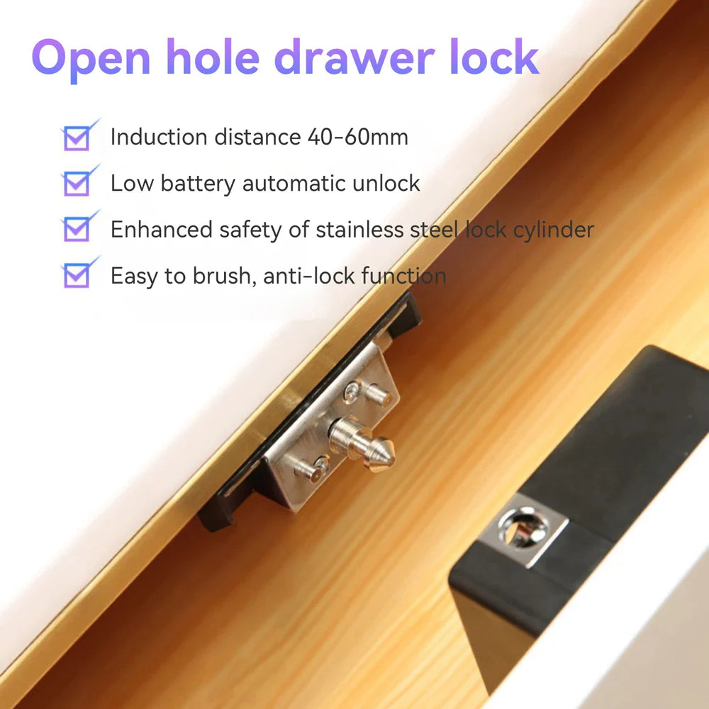 Smart Drawer Lock, Cabinet Lock for Enhanced Home Security