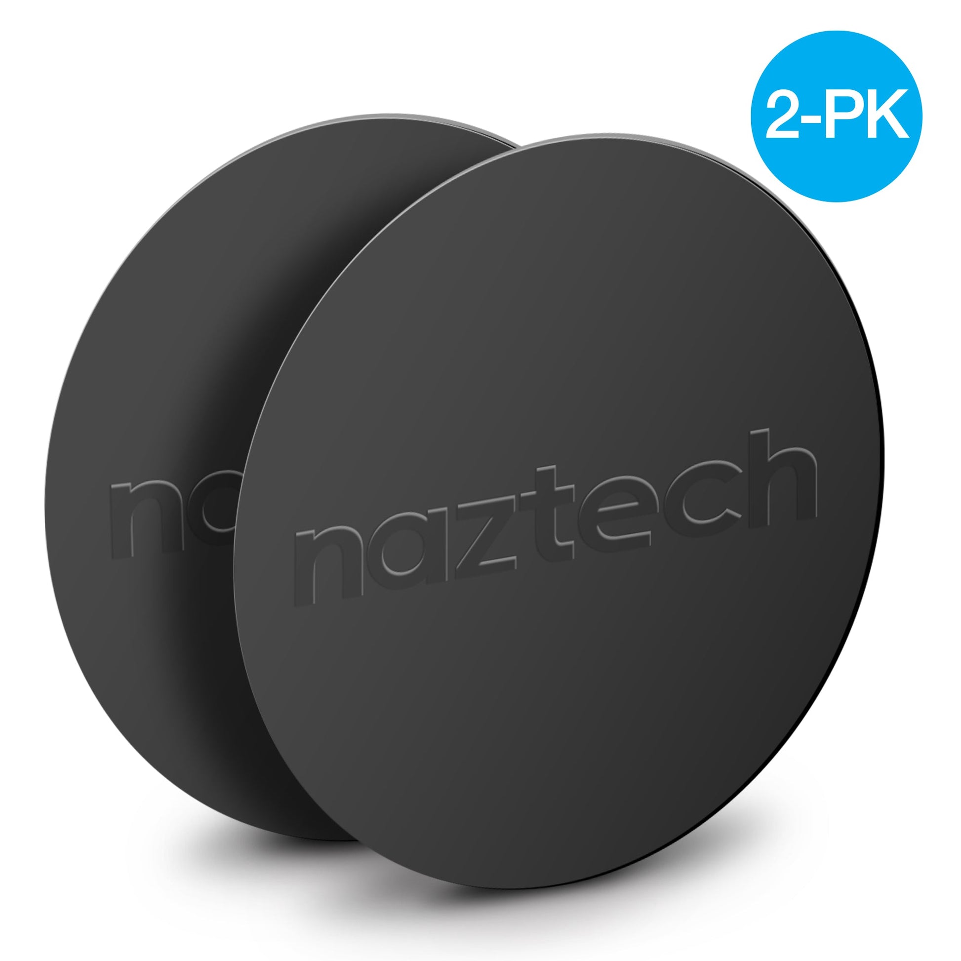 Naztech MagBuddy Universal Round Plates – Wireless Charging Compatible -magnetic